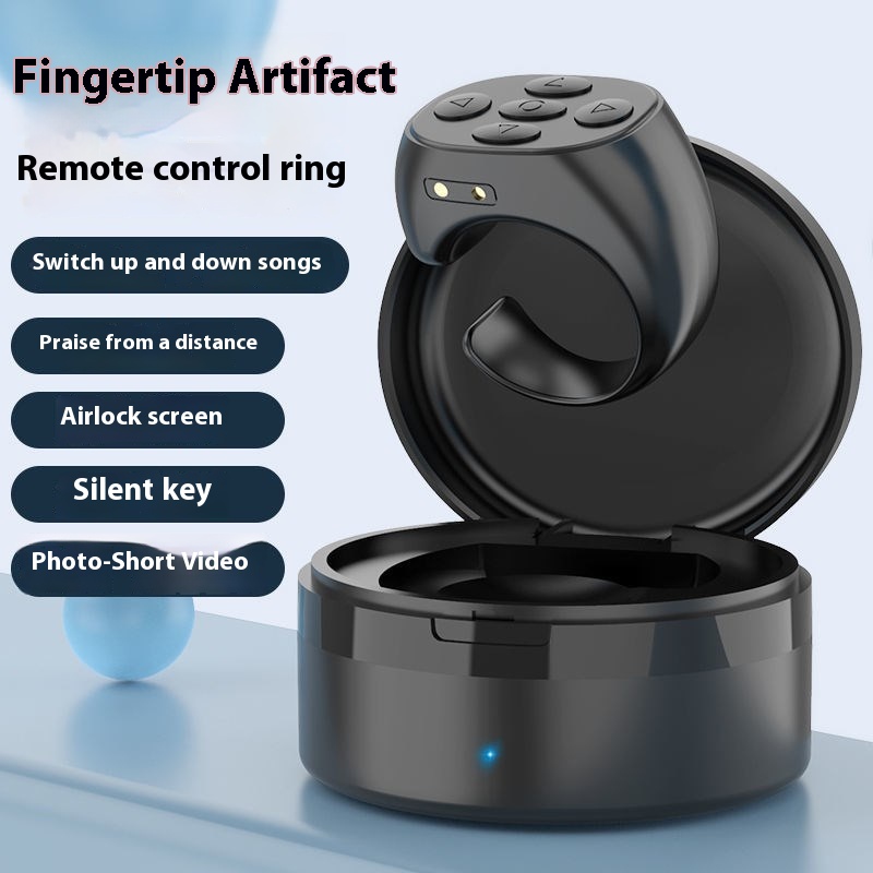 Smart Ring Page Turning Ring Video Ring Watching Novel Page Turning Bluetooth Ring Remote Control Photo