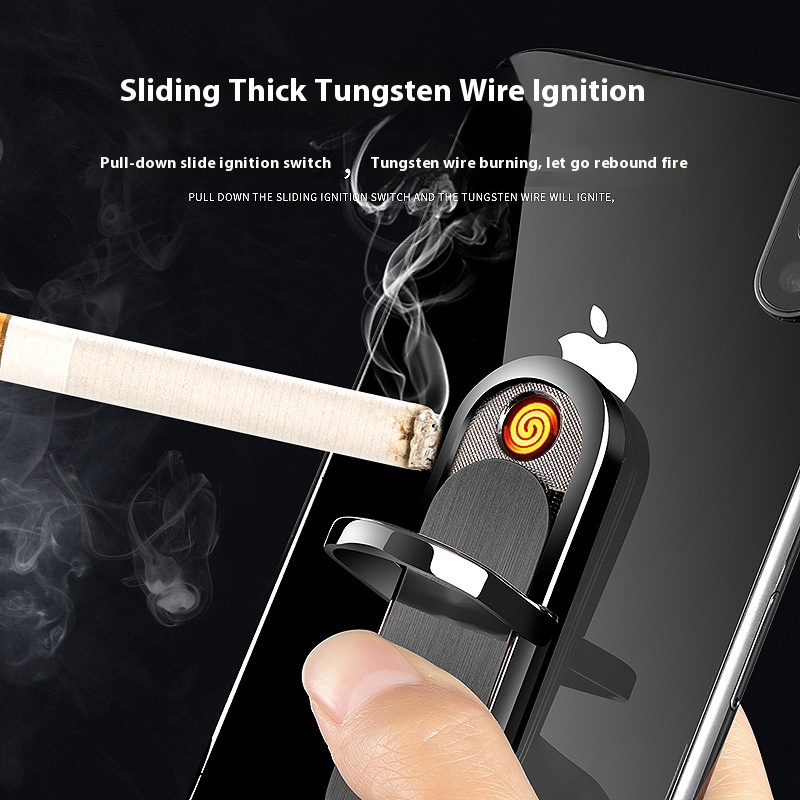 mobile phone case cigarette lighter lighter charging creative personality windproof mobile phone holder multi-functional boyfriend