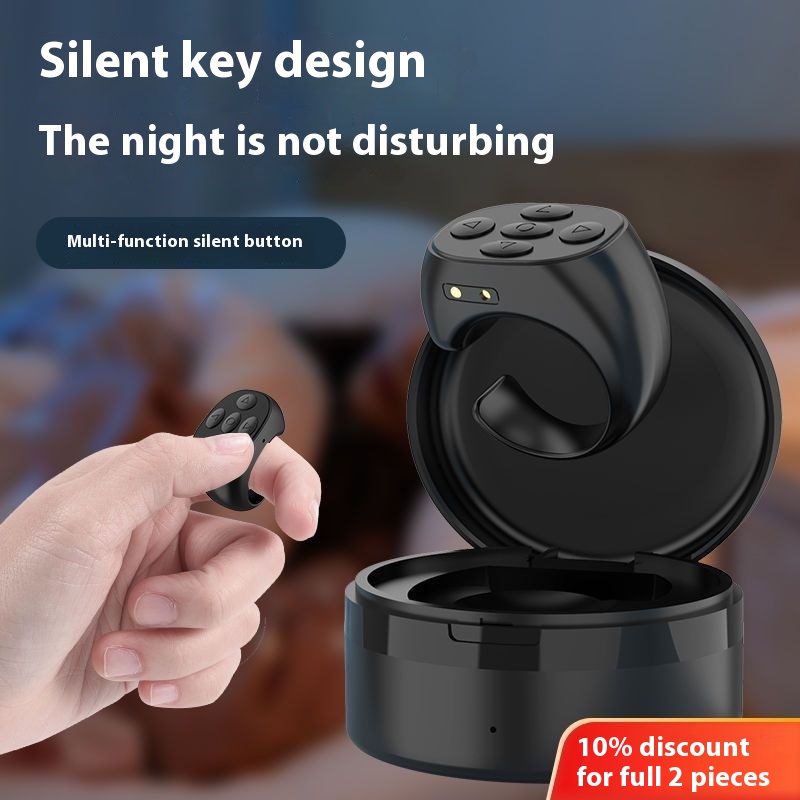 Smart Ring Page Turning Ring Video Ring Watching Novel Page Turning Bluetooth Ring Remote Control Photo