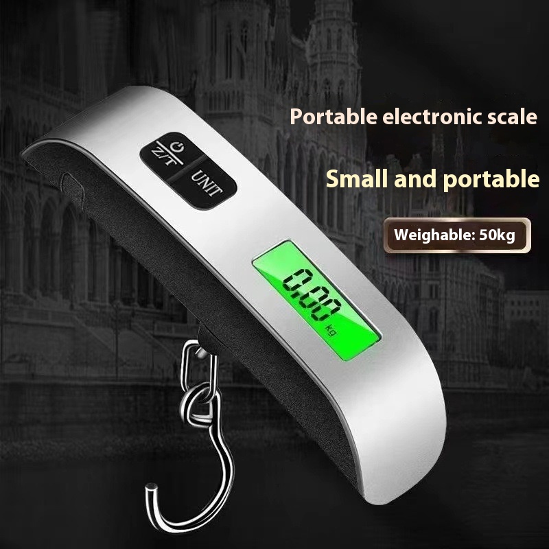 Travel luggage scale portable electronic scale Mini small portable high precision hand scale small scale express spring scale