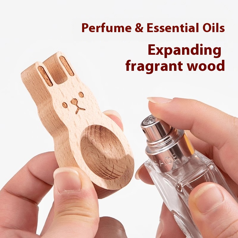 Cartoon Fragrant Wooden Household Toilet Water Wind Oil Essence Mosquito Repellent Volatile Essential Oil Aromatherapy Indoor Fragrant Stick Bedroom Wardrobe