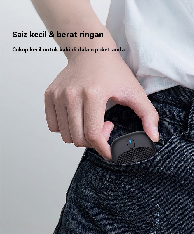 Pembesar suara Bluetooth yang bergaya, penting untuk berbasikal luar. Mudah alih dan senang, nikmati panggilan Bluetooth dan hidangan muzik