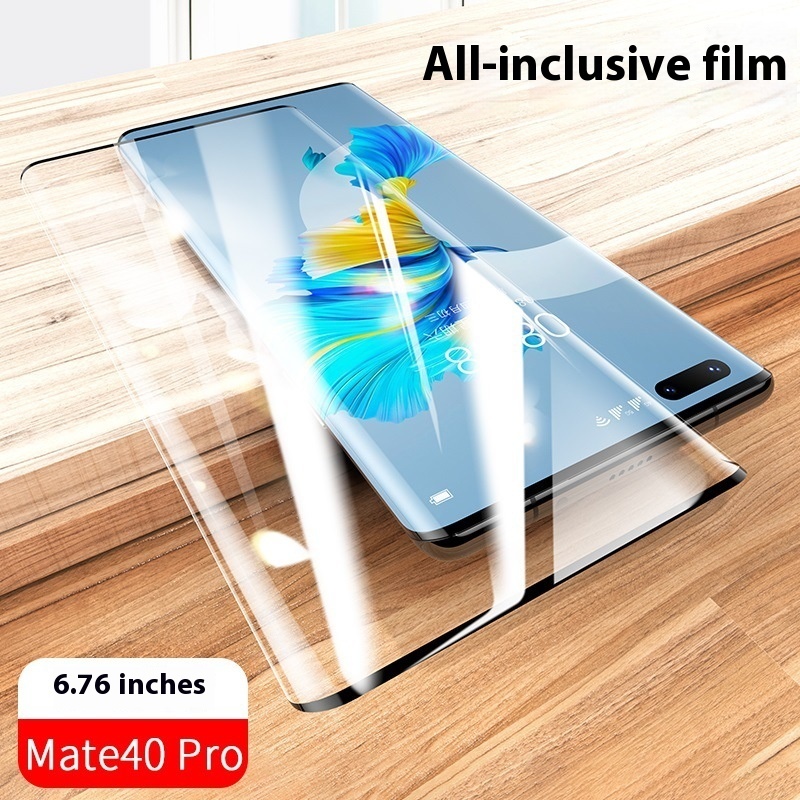 For Huawei Mate 30pro Tempered Film Mate 40 Mobile Phone Film p40 Diamond Bearless Dust-proof Explosion-proof pro High