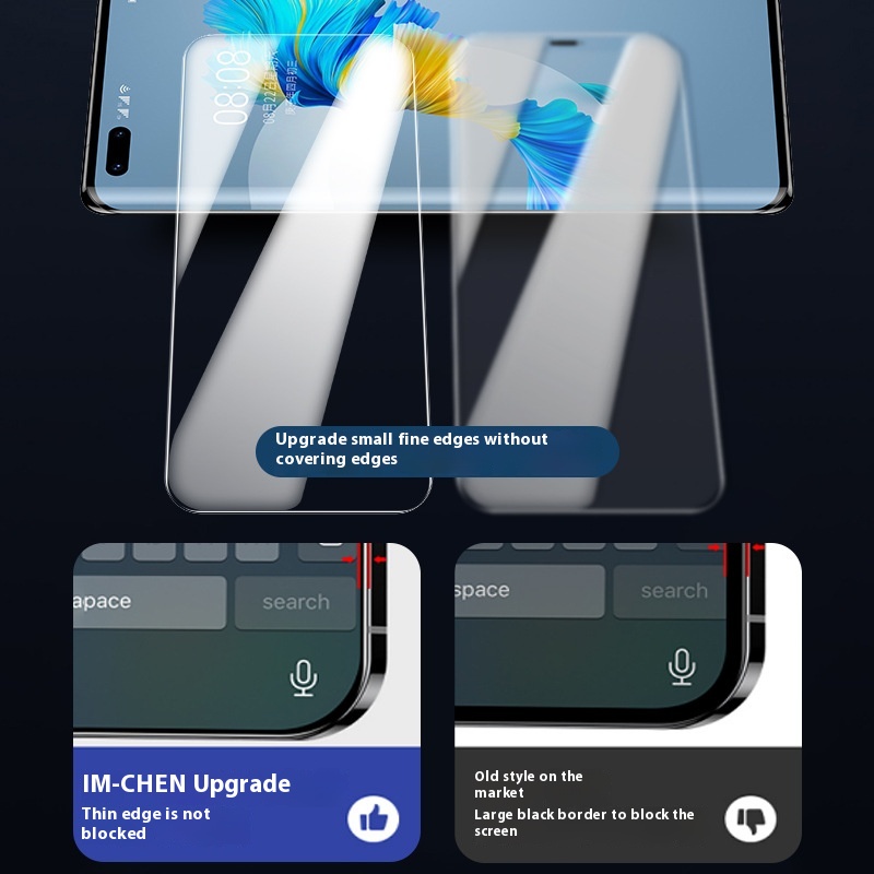 适用于华为Mate 30pro钢化膜Mate 40手机膜p40钻石无熊尘防爆膜pro高