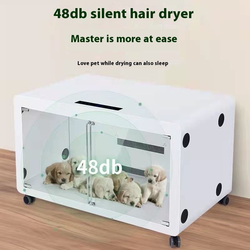 Large Dog Pet Drying Box Household Automatic Blower Machine Hair Dryer Cat Dog Bathing Hair Blowing Artifact Dryer