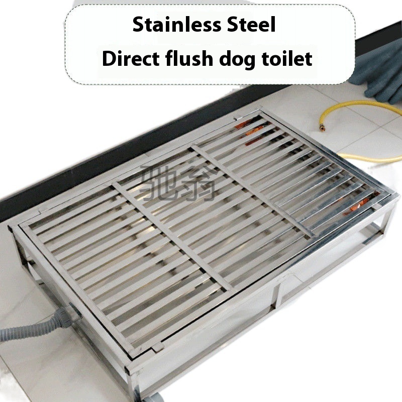 F it is intelligent, full-automatic flushing and anti-excrement stainless steel dog toilets that do not need urine pads, large, medium and small dogs