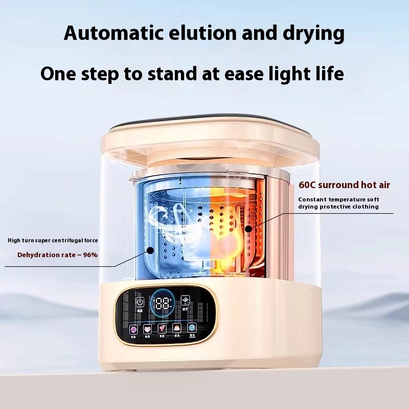 underwear washing machine automatic elution drying integrated mini high temperature cooking washing socks washing machine 2880