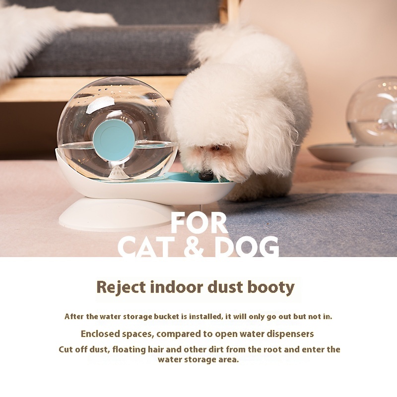 2020 Pet Supplies Amazon New Snail Automatic Water Dispenser Cat Feed Water Drinking Bowl Dog Water Dispenser