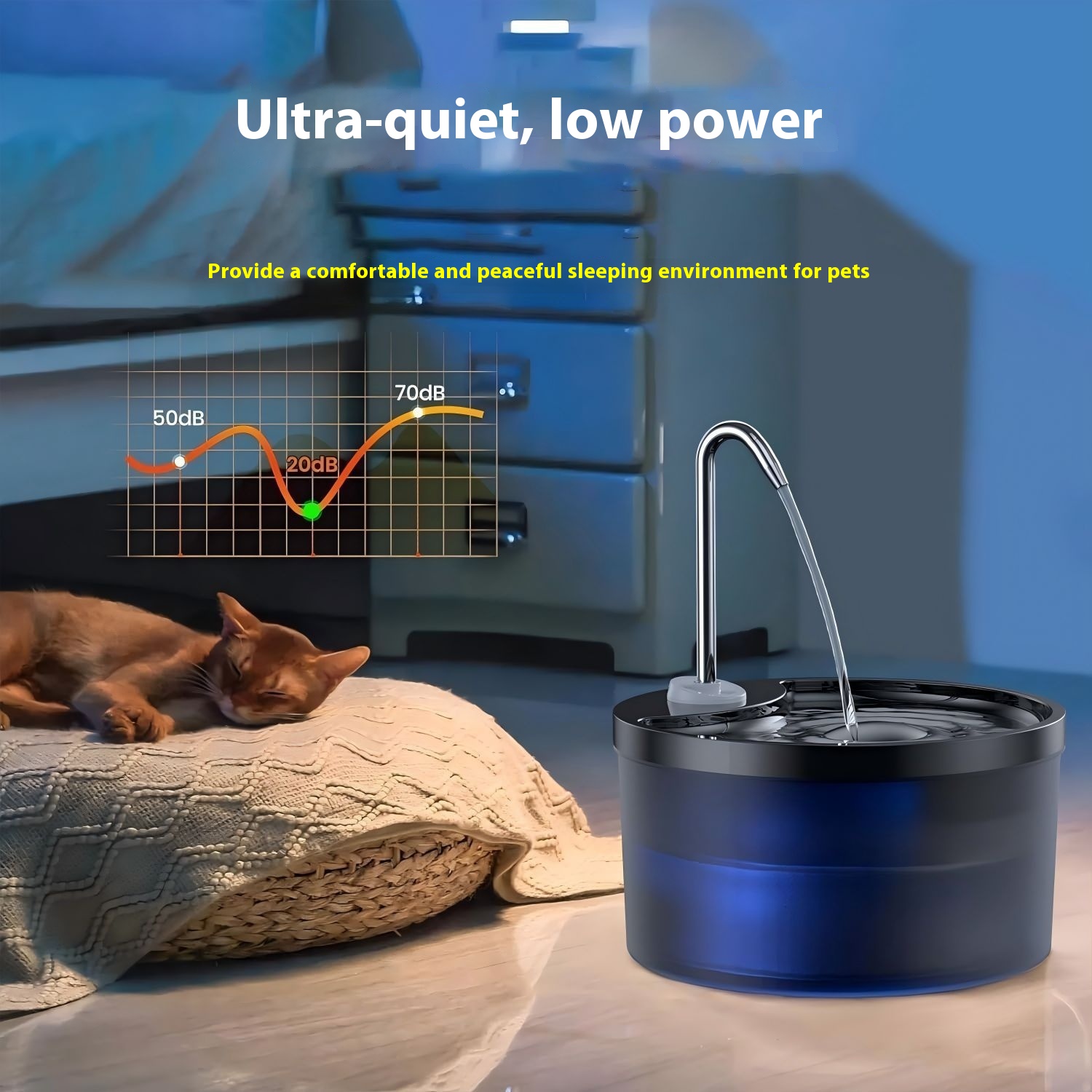 Pet water dispenser automatic circulation filtration live water dispenser cat and dog intelligent water feeder pet supplies wholesale