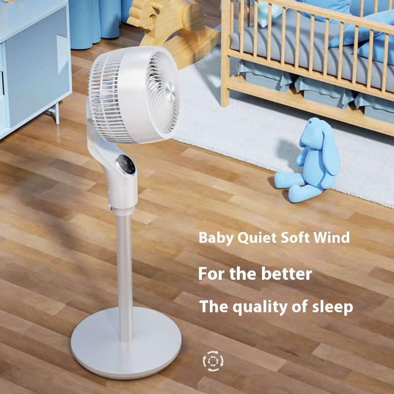 Air Circulation Fan Voice Smart Fan Home Light Tone Remote Control Vertical Fan Floor Fan Turbine Fan