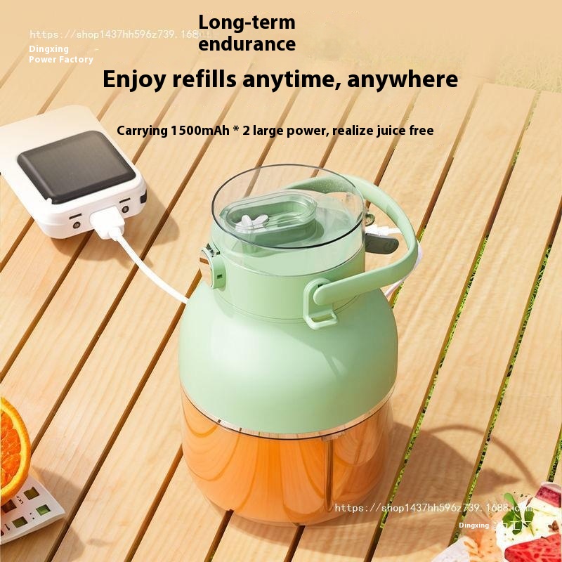 Portable Electric Juicer Ton Barrel Charging Ton New Juice Cup Household Multifunctional Ice Juicer Free Shipping