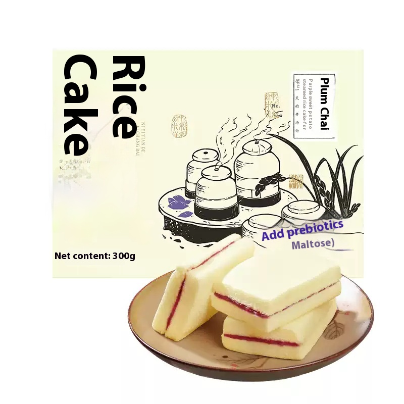 Li Ziqi Purple Sweet Potato Steamed Rice Cake 1 box 300g