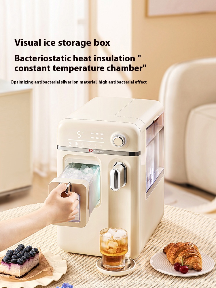 Jorong countertop ice-making water dispenser, ice cube hot water machine, constant temperature smart electric kettle, household all-in-one machine