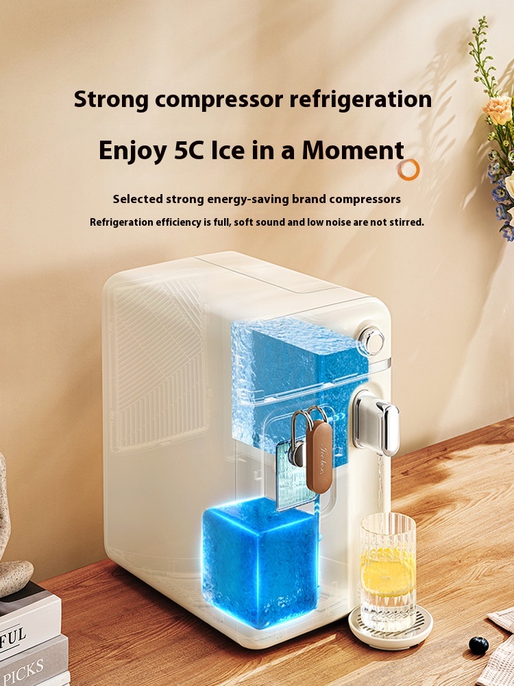 Jorong countertop ice-making water dispenser, ice cube hot water machine, constant temperature smart electric kettle, household all-in-one machine