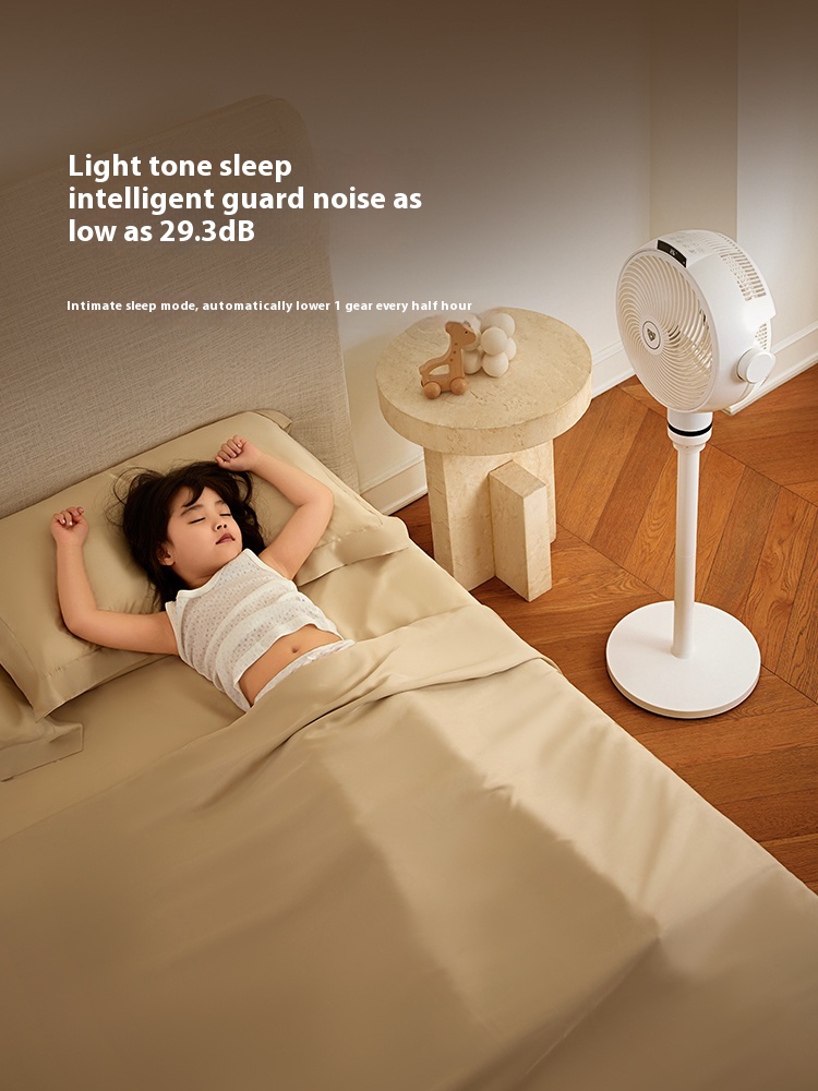 Beon Smart Voice Air Circulation Fan Quiet Negative Ion Desk Floor 3D Oscillating Natural Wind Whole House Household