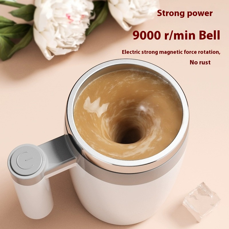 Fully automatic coffee stirring cup 2024 new electric magnetic rechargeable milk brewing cup portable cup