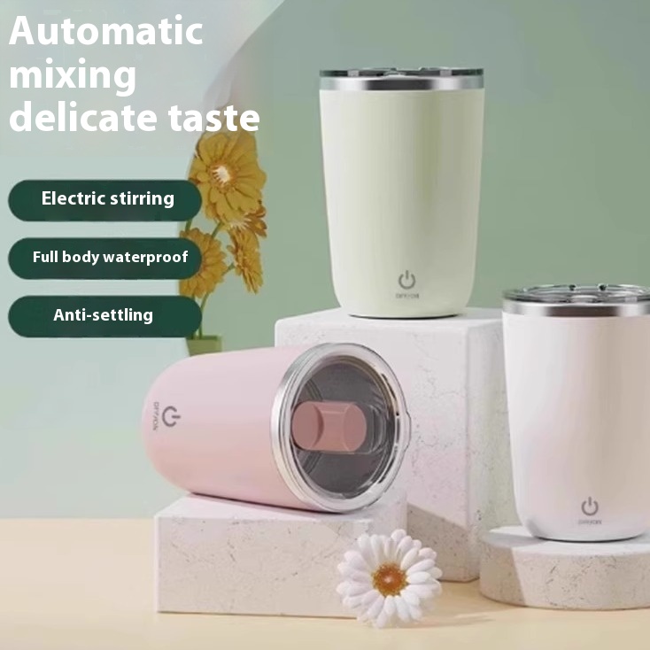 Xiaomi Youpin Fully Automatic Electric Stirring Cup High-Quality Stainless Steel Coffee Cup Electromagnetic Instant Dissolution Lazy Water Cup