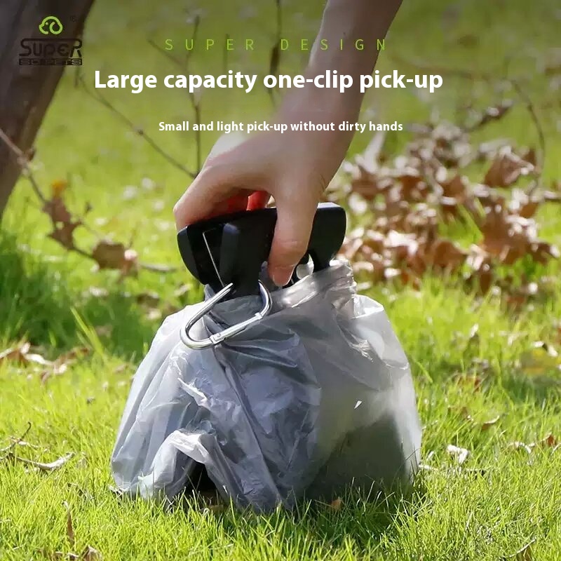 Dog outdoor waste picker pet poop bags dog walking poop scooper automatic waste cleaner dog poop collection tool